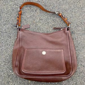 Brown Leather Coach Handbag